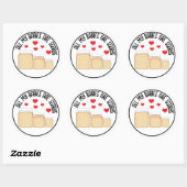 KombuchaScoby-CustomStickers ラウンドシール (シート)