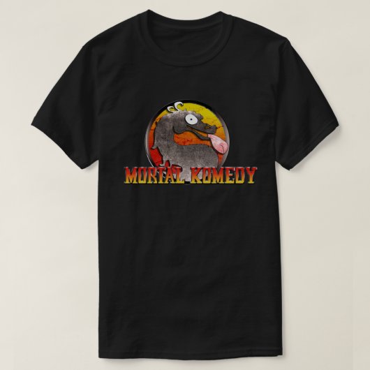 Komedyの死を免れないTシャツ Tシャツ (デザイン正面)