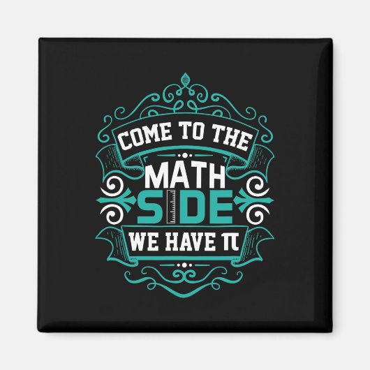 Komm Zum Math Side Wir Haben Pi - Pi Day マグネット (正面)