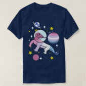 Komodo Dragon Astronaut Bigender Tシャツ (デザイン正面)