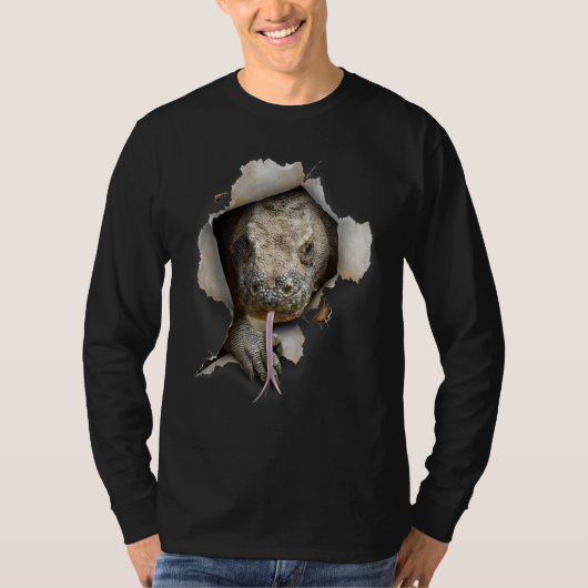 Komodo Dragon  Komodo Reptile Lizard Komodo Dragon Tシャツ (正面)