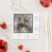 Komodo Dragon Natural Look 縁ありカクテルナプキン (インサイチュ)