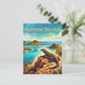 Komodo National Park Indonesia ポストカード (スタンド正面)