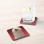 Komondorかわいい犬 コースター (右側)