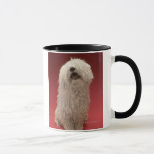 Komondorかわいい犬 マグカップ
