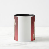 Komondorかわいい犬 マグカップ (中央)