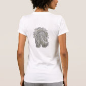 Komondorのお母さん Tシャツ (裏面)