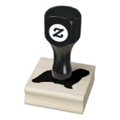 Komondor犬はシルエットを育てる ラバースタンプ (スタンプ)