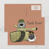 Komondor - Tank Ewe ポストカード (正面/裏面)