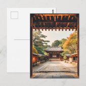 Komorebi - The Sun-Drenched Temple ポストカード (正面/裏面)