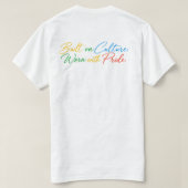 Kompa Culture Color Flip – ハイチの音楽と文化 Tシャツ (デザイン裏面)