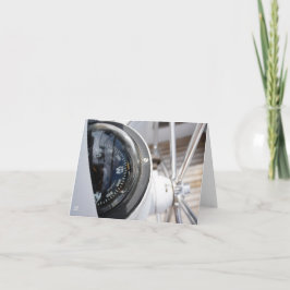 Kompas dat de richting geeft aan een avontuur. サンキューカード