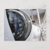 Kompas dat de richting geeft aan een avontuur. ポストカード (正面)