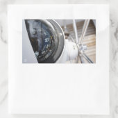 Kompas dat de richting geeft aan een avontuur. 長方形シール (バッグ)