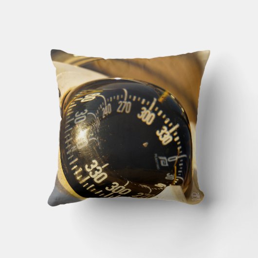 Kompas helpt navigeren en koer behouden.  クッション (裏面)