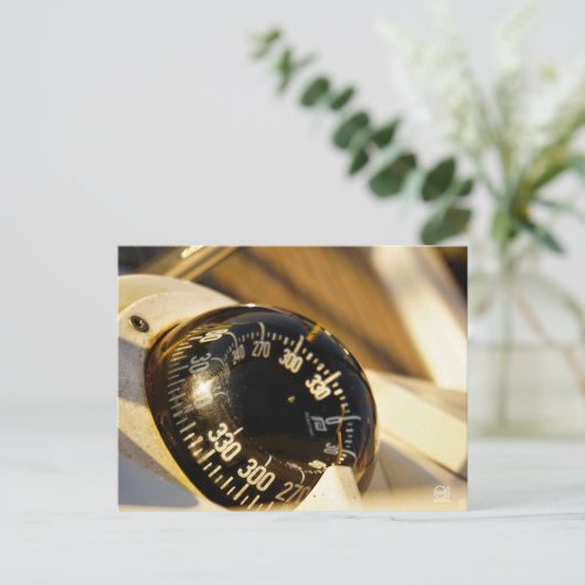 Kompas helpt navigeren en koer behouden.  ポストカード (スタンド正面)