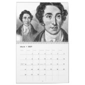 Komponisten-Kalender, 12 Composers-12 Combinations カレンダー (3月 2027)