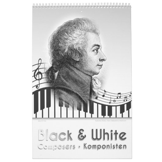 Komponisten Kalender - Composers Calendar カレンダー (カバー)