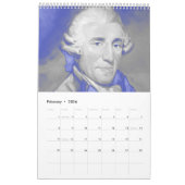 Komponisten Kalender - Symphony in Blue & Grey カレンダー (2月 2026)