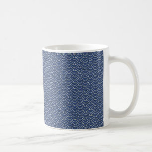 KON - Traditional Japanese design Mug 紺色-こんいろ-マグカッ コーヒーマグカップ