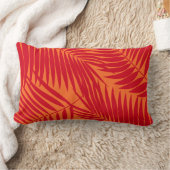 Konaのやしハワイの葉のリバーシブル ランバークッション (ブランケット)