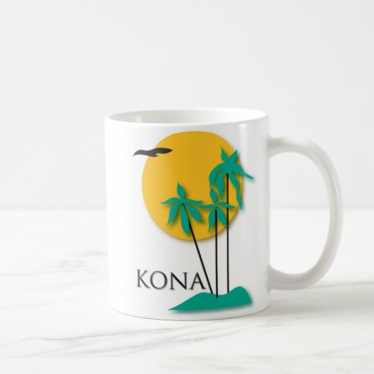 Konaのハワイのマグ コーヒーマグカップ (右)