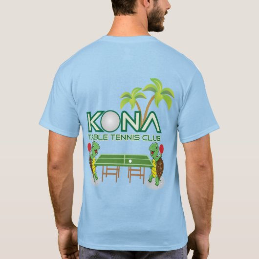 Konaの卓球クラブ Tシャツ (裏面)