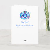 Konaの青の挨拶状 カード (裏面)
