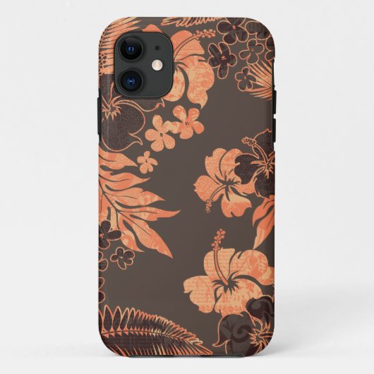 KonaはハイビスカスのiPhoneを5つのケース時間を計ります Case-Mate iPhoneケース (裏面)