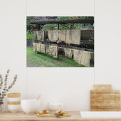 KONAコーヒーバッグラックで乾燥 – ハワイ ポスター (キッチン)