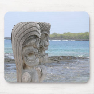 Kona、ハワイ-マウスパッドのTikiの保護者 マウスパッド