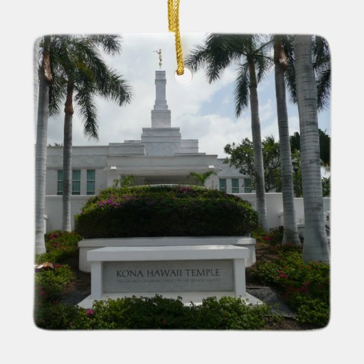 Kona Temple Ornament セラミックオーナメント (正面)