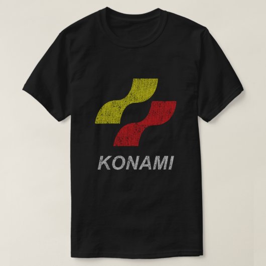 Konami Logo (Original - Distressed Tシャツ (デザイン正面)
