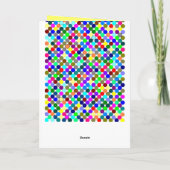 Konfetti zum ausschneiden カード (裏面)