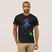Konflictの手榴弾のペンキ Tシャツ (正面フル)