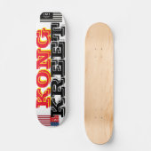 KONG KREET 公式 7 3/4インチ スケートボードデッキ (正面)