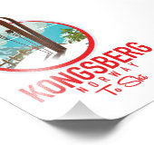 Kongsberg Norway Skiロゴ フォトプリント (角)