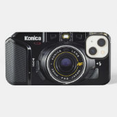 Konica MT-9 ヴィンテージカメラ iPhoneケース (裏面横)