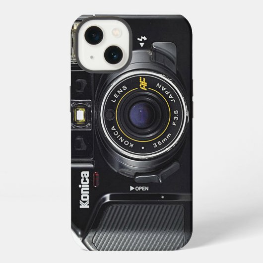Konica MT-9 ヴィンテージカメラ iPhoneケース (裏面)
