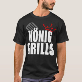 König des Grills Krone Gillbesteck Tシャツ