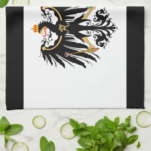 Königreich Preussen Nationalfahne キッチンタオル (折り畳み)