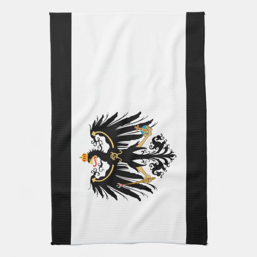 Königreich Preussen Nationalfahne キッチンタオル (縦)