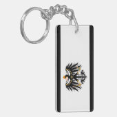 Königreich Preussen Nationalfahne キーホルダー (正面左)