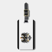 Königreich Preussen Nationalfahne ラゲッジタグ (正面縦)