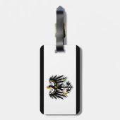 Königreich Preussen Nationalfahne ラゲッジタグ (裏面縦)