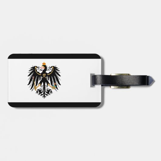 Königreich Preussen Nationalfahne ラゲッジタグ (裏面横)