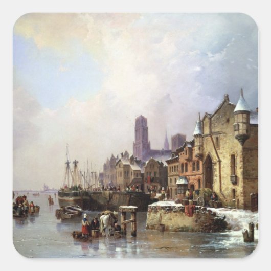 Konigsbergの冬 スクエアシール (正面)