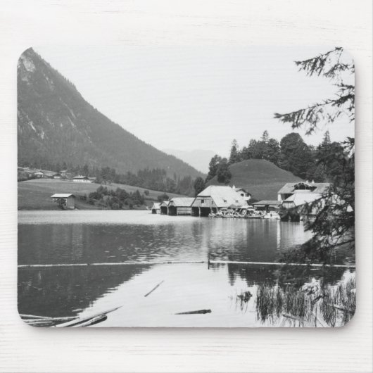 Konigssee、c.1910のボート マウスパッド (正面)
