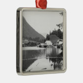 Konigssee、c.1910のボート メタルオーナメント (右)
