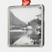 Konigssee、c.1910のボート メタルオーナメント (左)